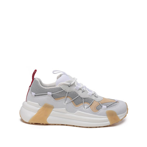 Moncler/蒙克莱【22春夏新款】男士织物配皮Compassor系带休闲运动鞋 4M00210 M1763