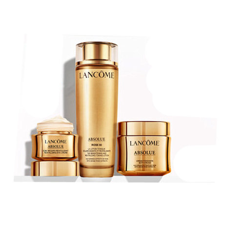 Lancome/兰蔻  面部护理套装 菁纯三件套装（菁纯精萃水150ml+菁纯面霜60ml+菁纯眼霜20ml ）