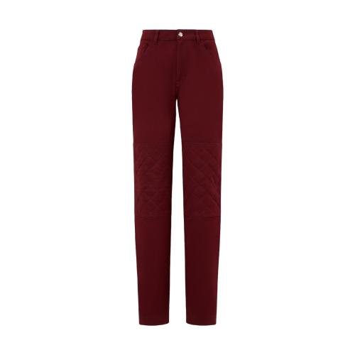  MONCLER蒙可蒙克莱 22年秋冬 女士 休闲裤 Gabardine Trousers H20932A00020596BS48A