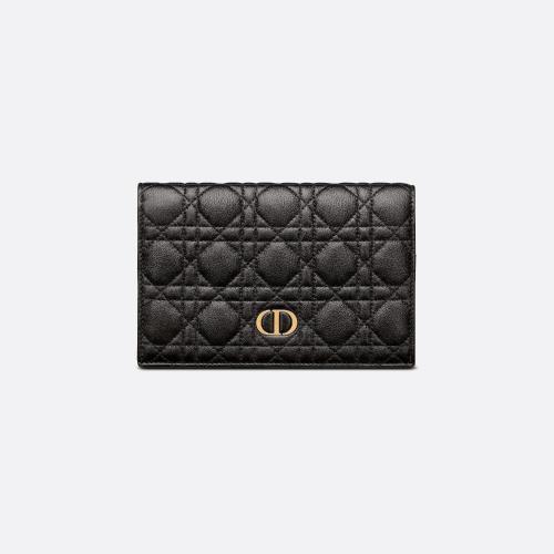  DIOR迪奥 22年秋冬 女士 钱包 Portefeuille slim XL Dior Caro S5104UWHC_M900