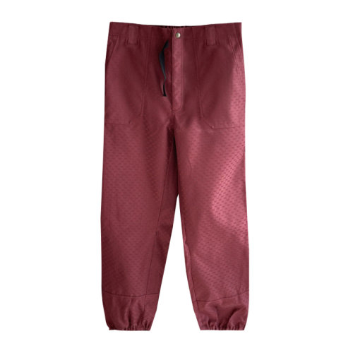 GUCCI/古驰   红色印花男士休闲裤    aq