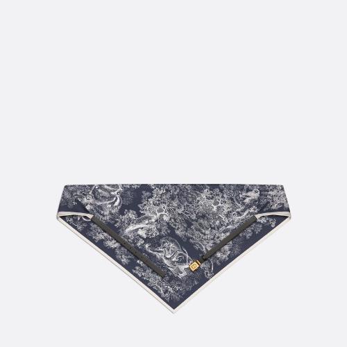  DIOR迪奥 22年秋冬 女士 背心 Dior Silk Top Toile de Jouy Sauvage 22JOU120I602_C585