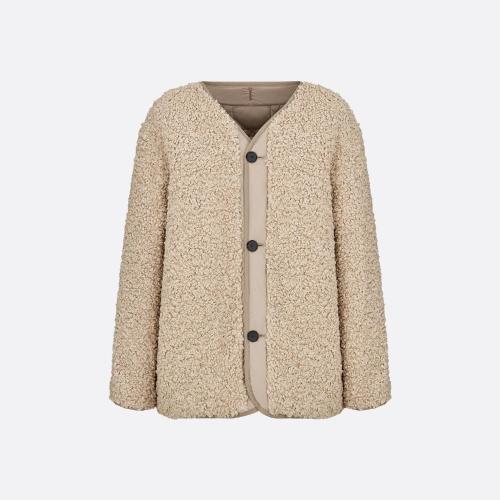  DIOR迪奥 22年秋冬 女士 夹克 双面短款大衣 217C37A2827_X1233