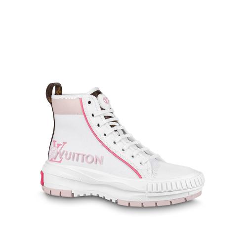  LV路易威登 22年秋冬 女士 休闲运动鞋 LV SQUAD 高帮运动鞋 1AACV5 1AACV3 1AACV7 1AACUX 1AA