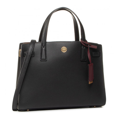 Tory Burch/汤丽柏琦 Walker系列 女士黑色粒面皮革单肩包手提包女包 73625-001