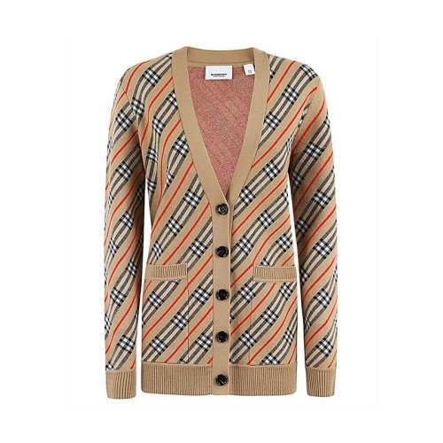  BURBERRY/博柏利 女士格纹羊毛针织衫/毛衣 8033236 PLFSX