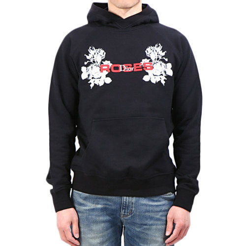 DIOR/迪奥  男装 服饰 棉质抽绳连帽运动外套字母图案男士卫衣