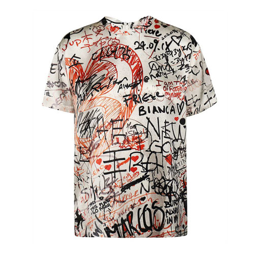 BURBERRY/博柏利  女装 服装 印花桑蚕丝圆领时尚 女士短袖T恤