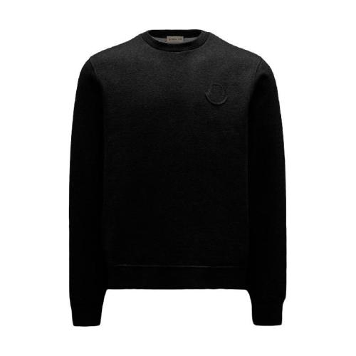  MONCLER蒙可蒙克莱 22年秋冬 男士 卫衣 Logo Embroidered Sweatshirt H20918G00051899FL999