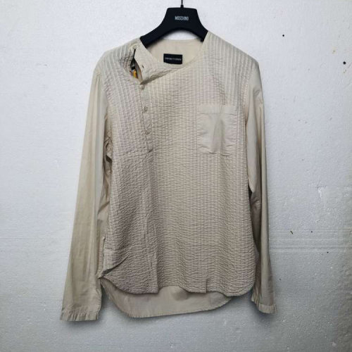 Emporio Armani/安普里奥阿玛尼/卡其色男士长袖衬衫