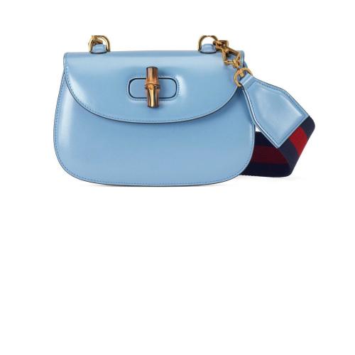  GUCCI古驰 22年秋冬 女士 Gucci Bamboo 1947 小号手提包 675797 10ODT 4371