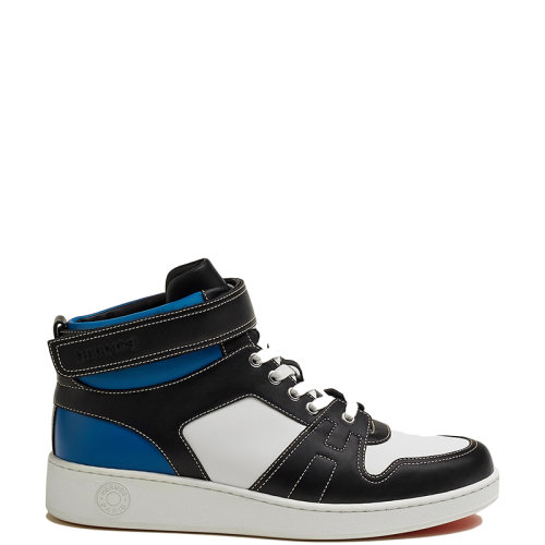 HERMES/爱马仕 22年秋冬新款 Freestyle系列 男士黑色/白色/蓝色牛皮高帮运动鞋H222915ZH04400