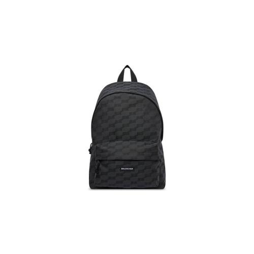  BALENCIAGA巴黎世家 22年秋冬 男士 双肩包 BB MONOGRAM SIGNATURE中号提花帆布双肩包 7130442