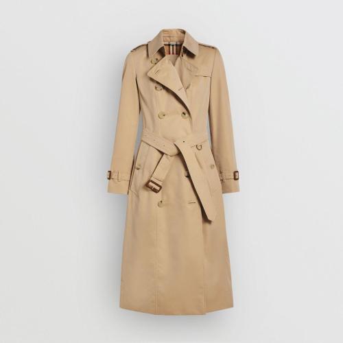  BURBERRY 22年秋冬 女士 切尔西版型 - 长款 Heritage Trench 风衣 80457791