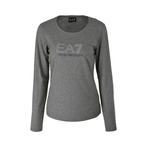  Emporio Armani/安普里奥阿玛尼 女士灰色棉质长袖T恤 6GTT61 J29Z 3905 PLFSX