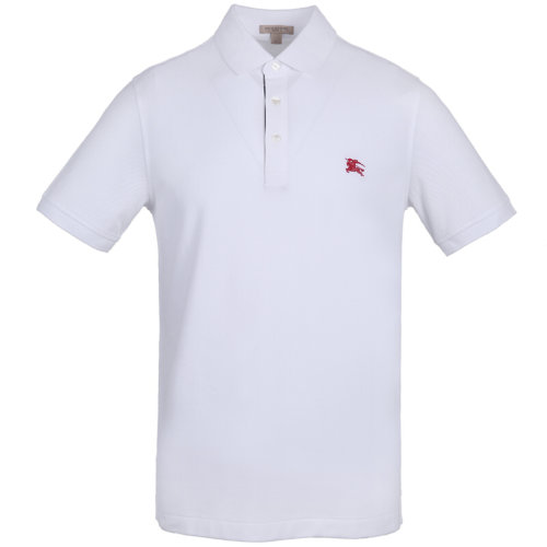 BURBERRY/博柏利  巴宝莉男装  男士白色时尚休闲短POLO衫 40551211