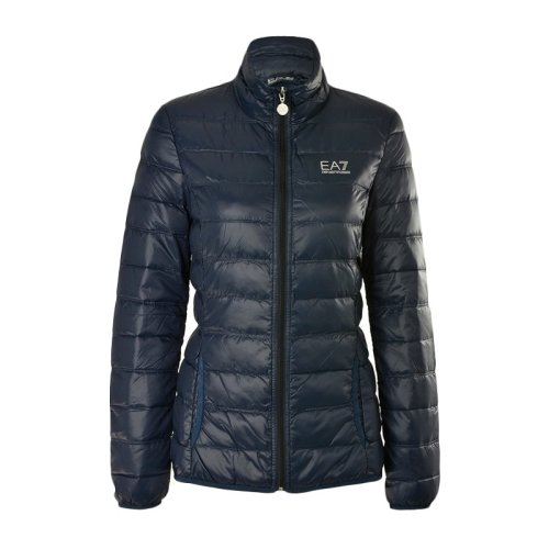  Emporio Armani/安普里奥阿玛尼 女士深蓝色锦纶羽绒服 8NTB13 N12Z 6935 PLFSX