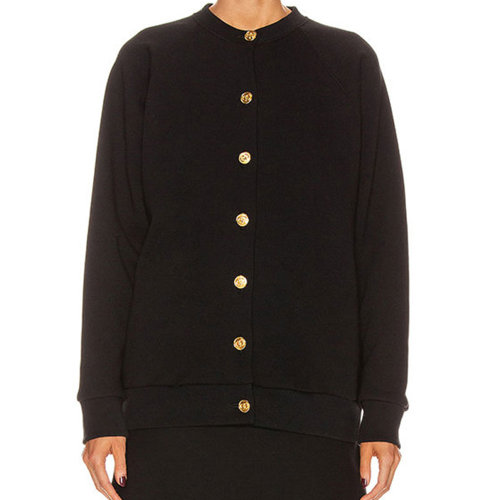 GUCCI/古驰 女士黑色棉质针织衫开衫 581165-XJCCL-1082