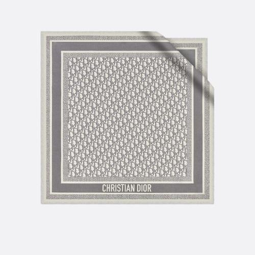  DIOR迪奥 22年秋冬 女士 丝巾 Diortwin 方巾 15DOB070I600_C810 预定商品1-3周发货