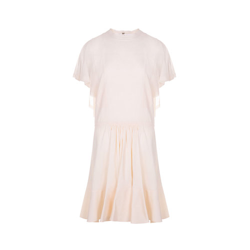 CHLOE/克洛伊  女士白色织物经典时尚百搭圆领连衣裙 CHC18ARO98237105