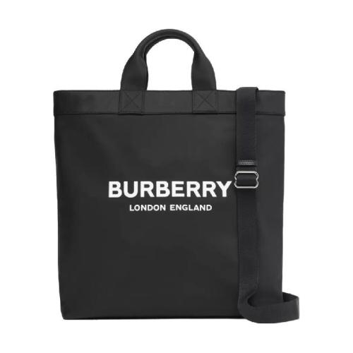  BURBERRY 22年秋冬 男士 徽标印花 ECONYL? 托特包 80262331