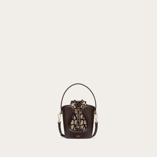  VALENTINO华伦天奴 22年秋冬 女士 单肩包 SAC SEAU LA CINQUIEME EN TOILE ICONOGRAPHE 2W2B0