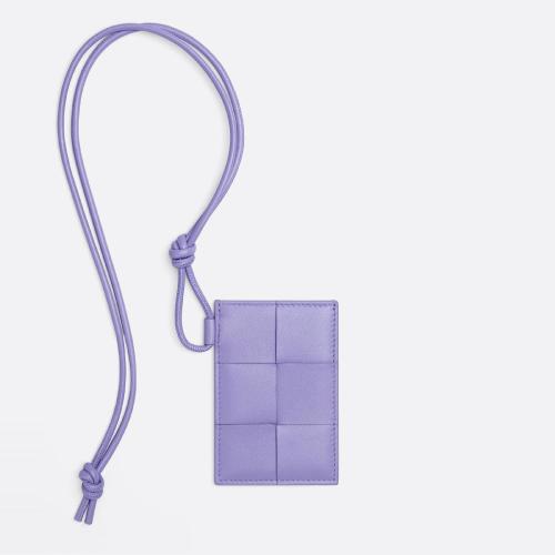  BV葆蝶家 22年秋冬 女士 卡包 etui pour cartes avec laniere 701460VCQC44215