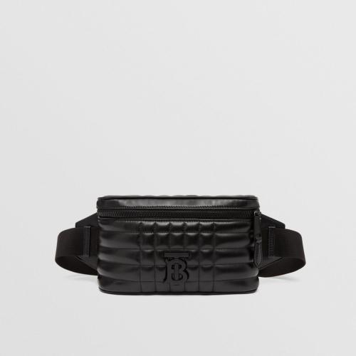  BURBERRY 22年秋冬 男士 Cube - 绗缝羔羊皮立方腰包 80547521