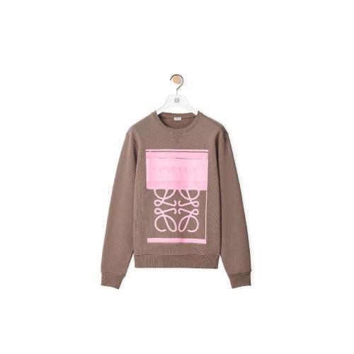  LOEWE罗意威 22年秋冬 男士 卫衣 Photocopy Anagram sweatshirt in cotton H526Y24X11-1470