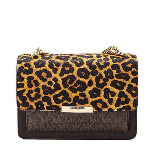Michael Kors/迈克·科尔斯 豹纹装饰 翻盖包 女款30F1GJ4L9H