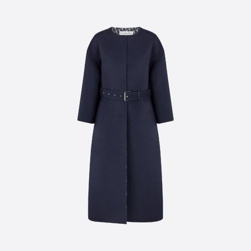  DIOR迪奥 22年秋冬 女士 大衣 Manteau ceinture 310M67A1375_X5803
