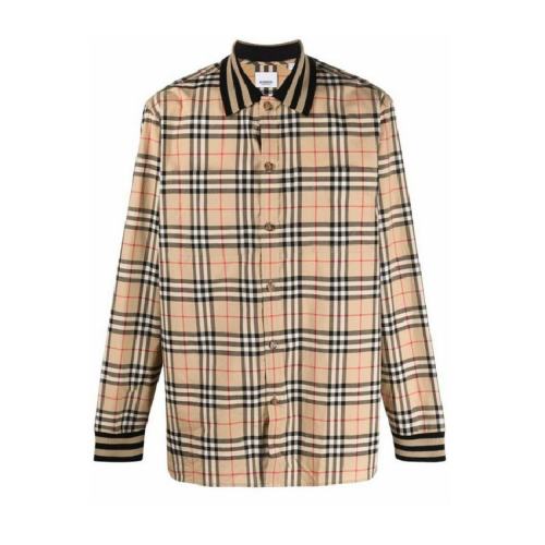  BURBERRY/博柏利 男士多色织物长袖衬衫 80501311 PLFSX
