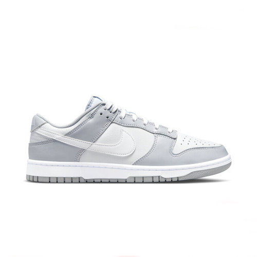 Nike/耐克 Dunk Low 男款 白灰 低帮 运动 休闲 板鞋 DJ6188-001