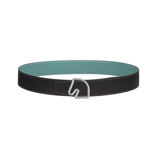  HERMES爱马仕 22年秋冬 男士 腰带 Boucle de ceinture Tete de Cheval %26 Cuir de ceinture re 预定商品1-3周发货