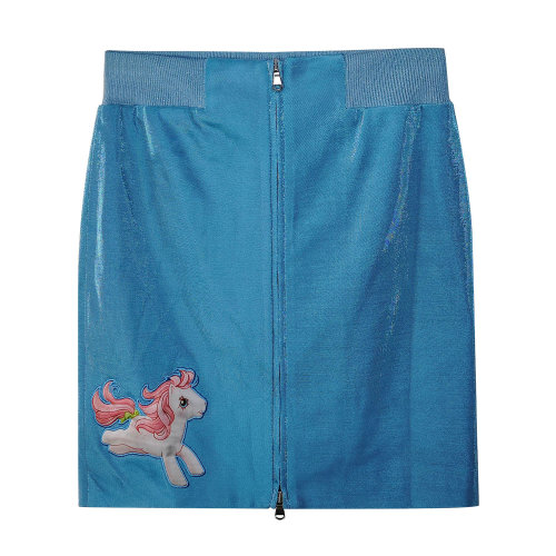 MOSCHINO/莫斯奇诺蓝色女士半身裙3XA019940311305