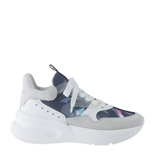 AlexanderMcQueen/亚历山大麦昆男士多色拼接时尚迷彩厚底休闲鞋运动鞋男鞋610819-WHXL2-9169