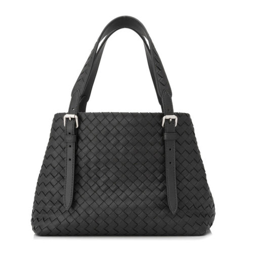 Bottega Veneta/葆蝶家 BV  女士黑色编织皮革手提包单肩包女包 576338-VO0BG-8806