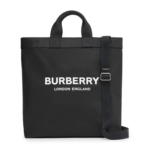 BURBERRY/博柏利徽标印花ECONYL?尼龙托特包80262331