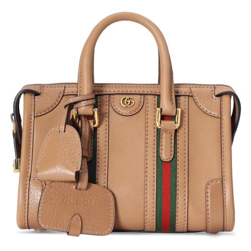  GUCCI古驰 22年秋冬 女士 饰双G迷你手提包 715771 AAA0O 9746