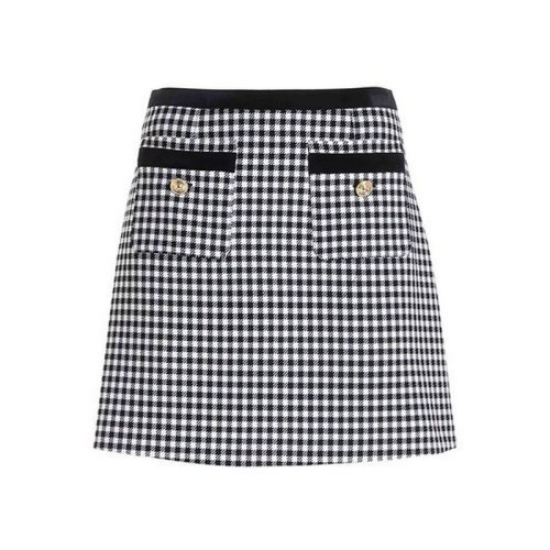  VERSACE JEANS COUTURE 女士白色棉质半裙裙子 71HAE810 N0026 003 PLFSX