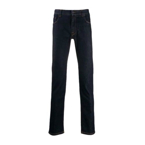  FENDI/芬迪 男士黑色棉质牛仔裤 FLP201 A4QE F0QG0 PLFSX