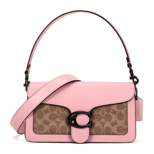 COACH/蔻驰专柜款 tabby系列 女士帆布/配皮拼接经典印花C标单肩包斜挎包手提包女包91215多色可选