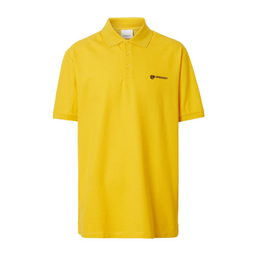 Burberry/博柏利 20春夏 男装 服装 黄色棉质logo印花男士短袖polp衫 8025753