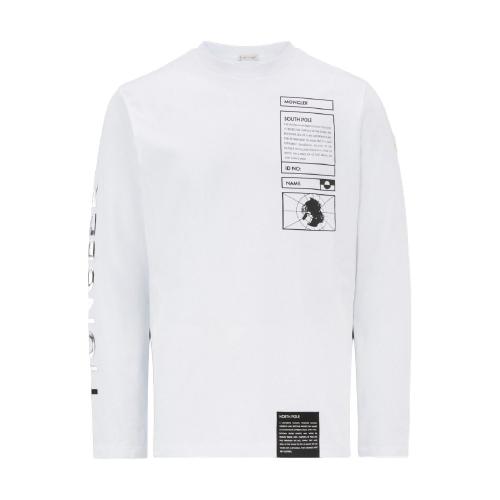  MONCLER蒙可蒙克莱 22年秋冬 男士 长袖T恤 Logo Long Sleeve T-Shirt H20918D00010899T7001