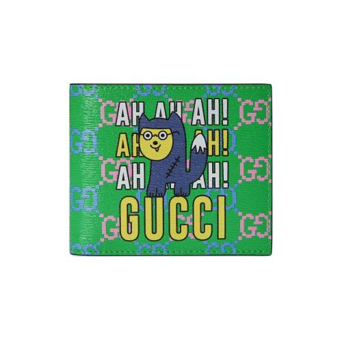  GUCCI古驰 22年秋冬 男士 Gucci小浣熊印花钱包 451268 U21AG 3075