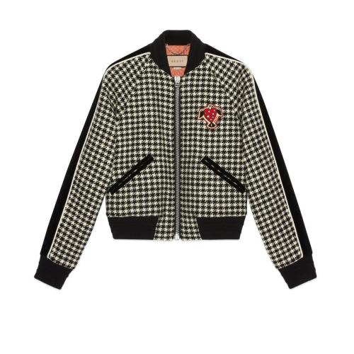  GUCCI古驰 22年秋冬 男士 Gucci HA HA HA特别系列飞行员夹克 713575 ZAK5H 9192