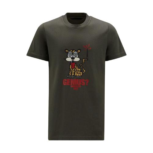  MONCLER蒙可蒙克莱 22年秋冬 男士 短袖T恤 Ocelot Motif T-Shirt H20928C00013M2326950