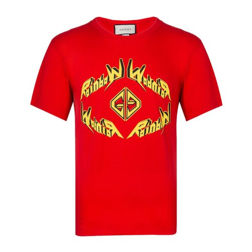 GUCCI/古驰  男装 服饰 棉质时尚休闲圆领半袖 男士短袖T恤