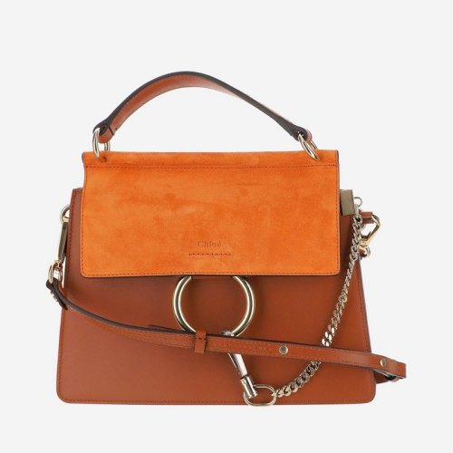 CHLOE/克洛伊 女士棕色皮革单肩包 C20SS203H2O236 PLSX