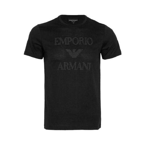 Emporio Armani/安普里奥阿玛尼 男士黑色棉质短袖T恤 3Y1T72-1JQ3Z-0999 PLFSX